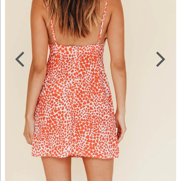 NEW โค๏ธ Heart Print Dress โค๏ธ - Picture 3 of 4